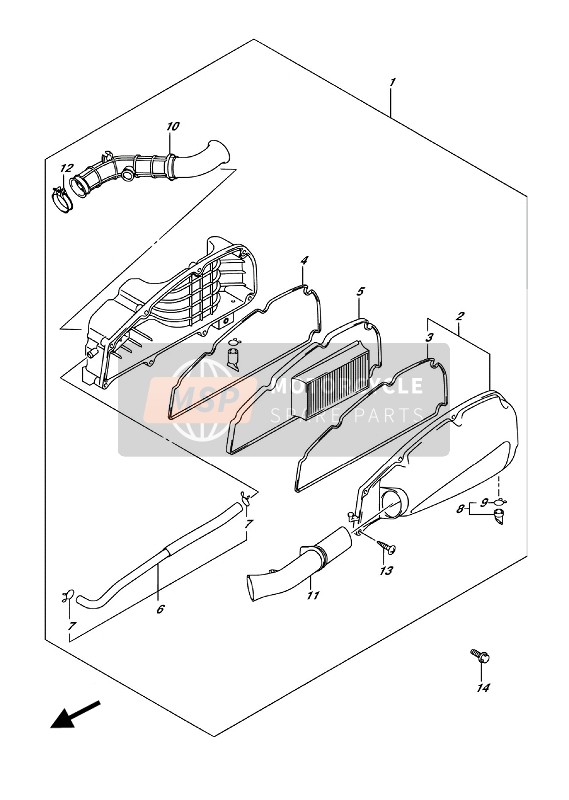 1388140JA1, .Tube, Outlet, Suzuki, 0